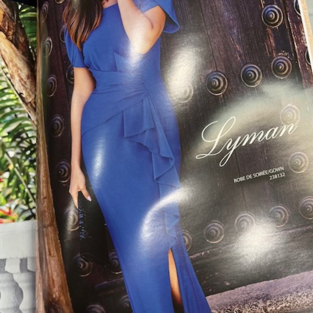 Frank Lyman - Size 6 -  Royal Blue Long Dress